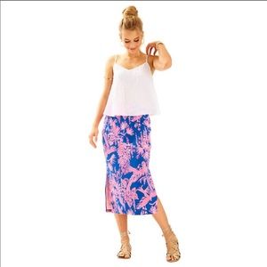 Lilly Pulitzer skirt in Night caw